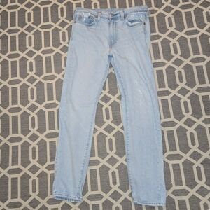 Levi's 508 Commuter Jeans 31x30 Straight Leg Light Wash Distressed Mens/Unisex